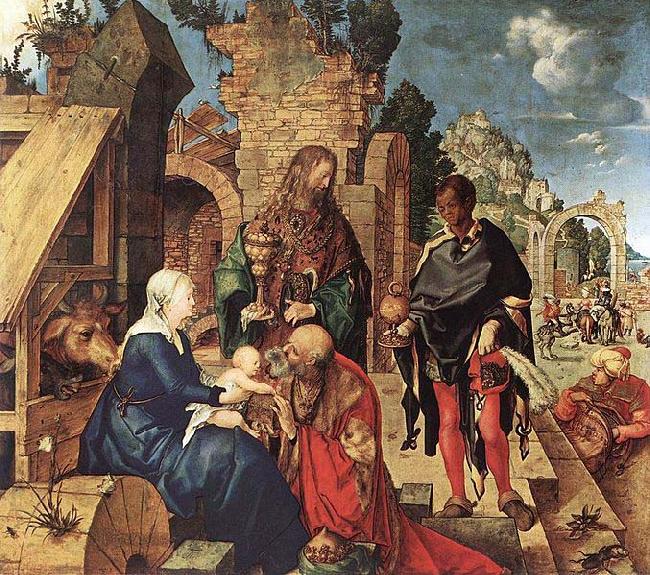 Albrecht Durer The Adoration of the Magi oil painting image